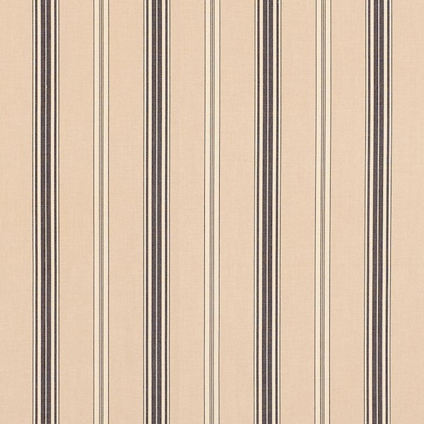 Schumacher Fabric 71292 Coco Stripe Stone