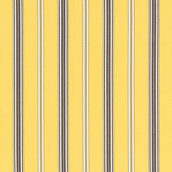 Schumacher Fabric 71294 Coco Stripe Yellow