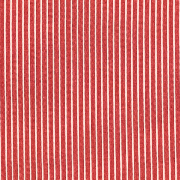 Schumacher Fabric 71309 Edie Stripe Red