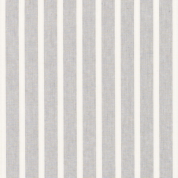 Schumacher Fabric 71380 Jean Stripe Grey