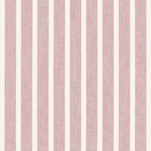 Schumacher Fabric 71382 Jean Stripe Red