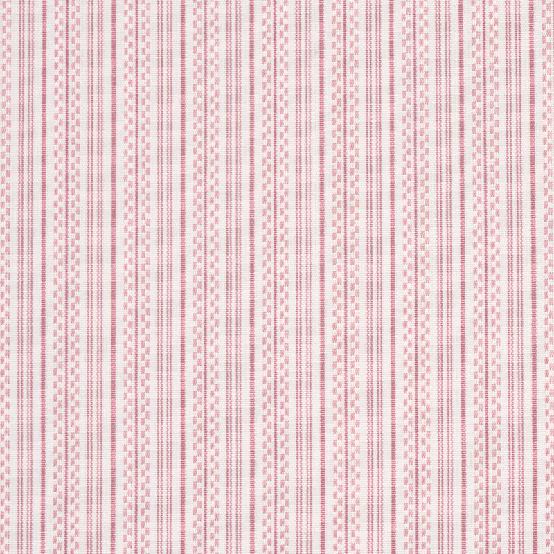 Schumacher Fabric 71418 Jack Stripe Pink