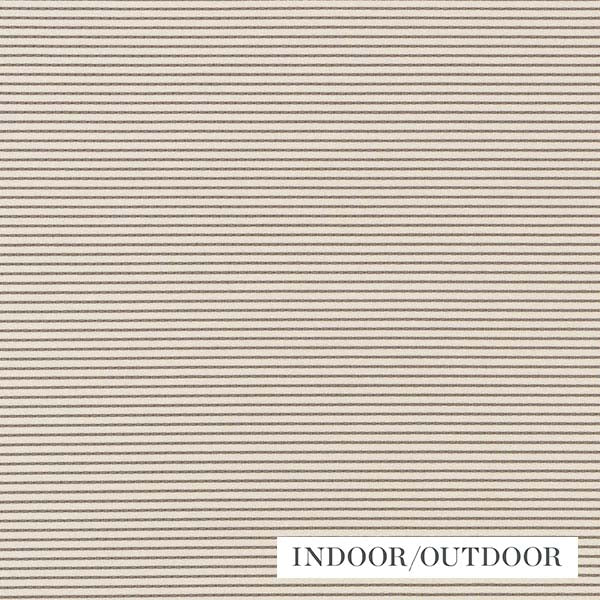 Schumacher Fabric 71741 Stitched Stripe Taupe