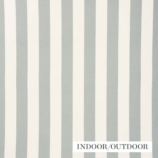 Schumacher Fabric 71753 Cabana Stripe Grey