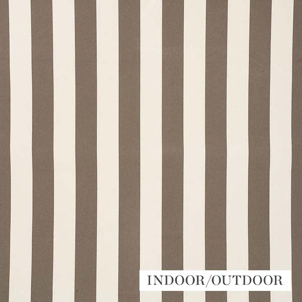 Schumacher Fabric 71754 Cabana Stripe Taupe