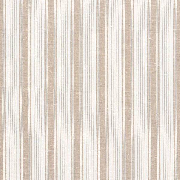 Schumacher Fabric 73003 Ojai Stripe Neutral