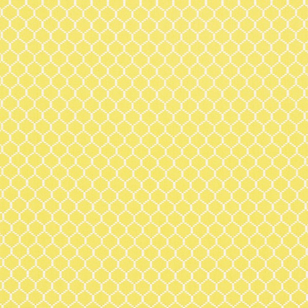 Schumacher Fabric 73091 Fishnet Yellow