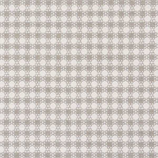 Schumacher Fabric 73431 Checkmate Grey