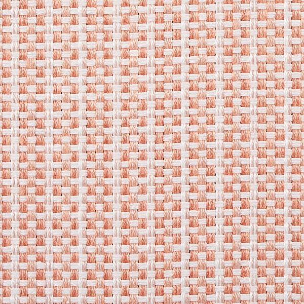 Schumacher Fabric 73884 Rustic Basketweave Coral