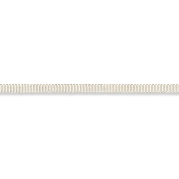 Schumacher Fabric Trim 74620 Pierre Silk Gimp Extra Narrow Ivory