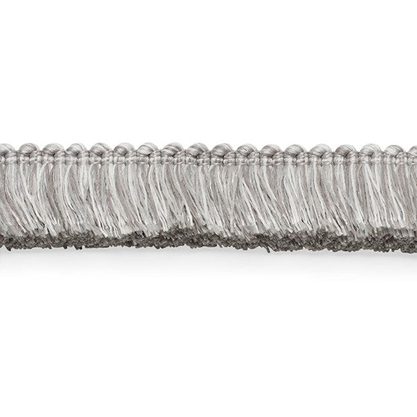 Schumacher Fabric Trim 74942 Meyer Brush Fringe Grey