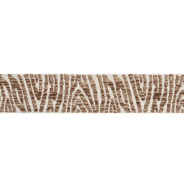 Schumacher Fabric Trim 75210 Guinen Tape Taupe