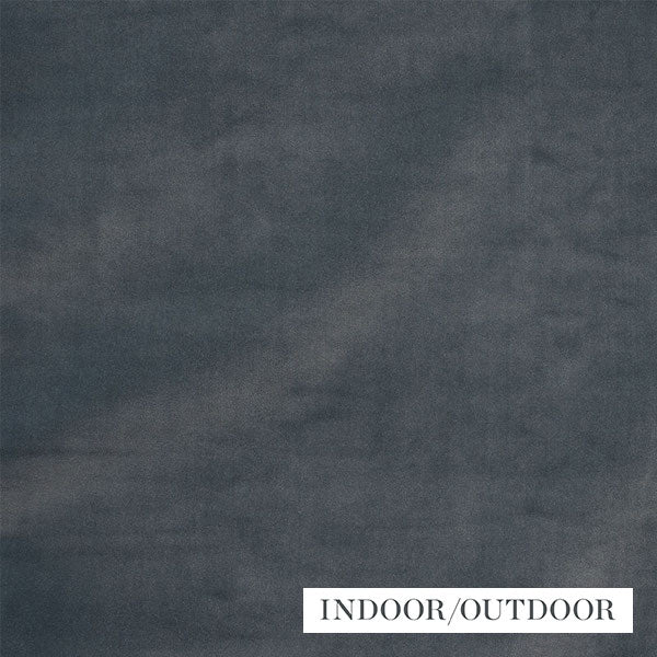 Schumacher Fabric 75380 Alistair Indoor/Outdoor Velvet Slate