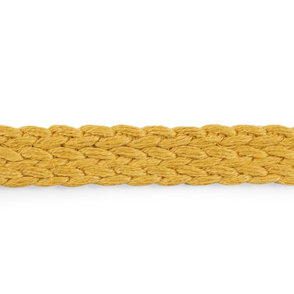 Schumacher Fabric Trim 76283 Braided Linen Tape Gold