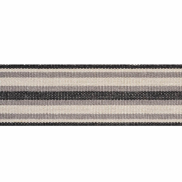 Schumacher Fabric Trim 76582 Levant Tape Charcoal