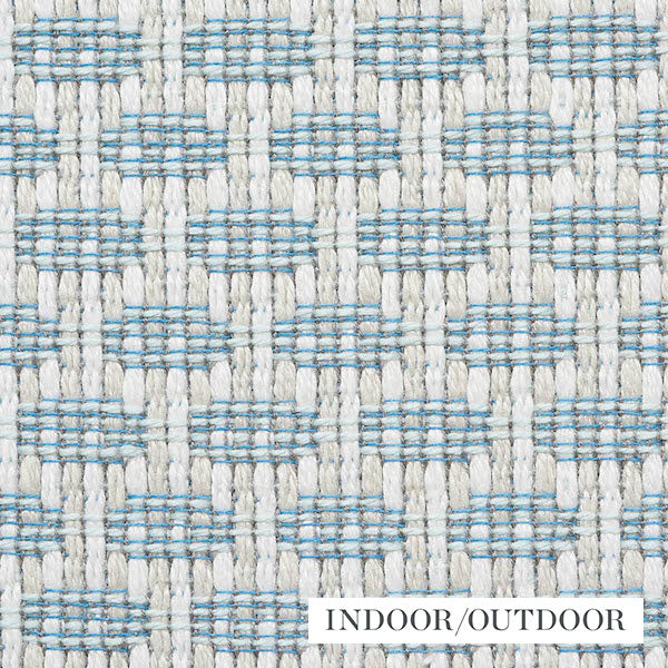 Schumacher Fabric 76650 Hickox Sky