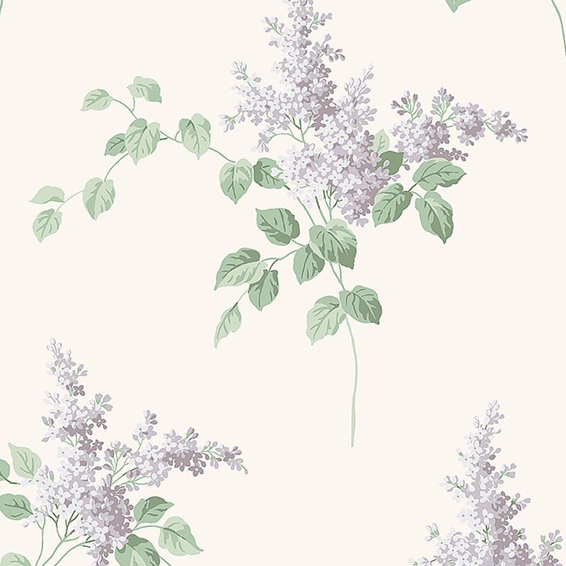 Schumacher Wallpaper 7668 Lilacs Lilac