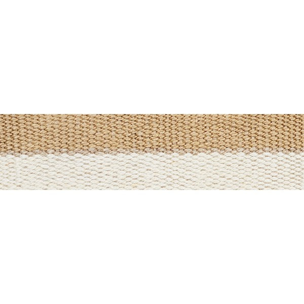 Schumacher Fabric Trim 77030 Modern Neutral III Narrow Tape White & Gold