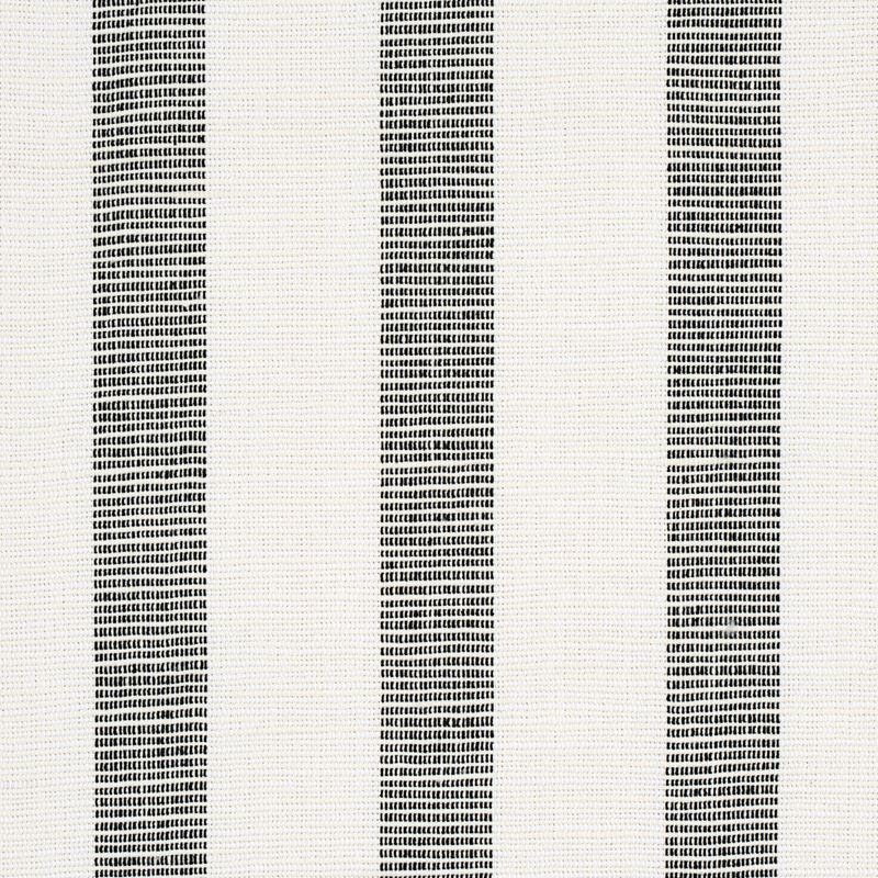 Schumacher Fabric 77566 Ketley Performance Stripe Black