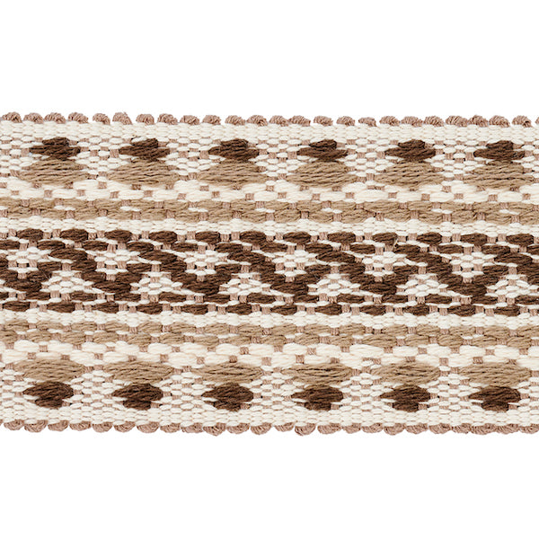 Schumacher Fabric 78162 Loveland Trim Brown