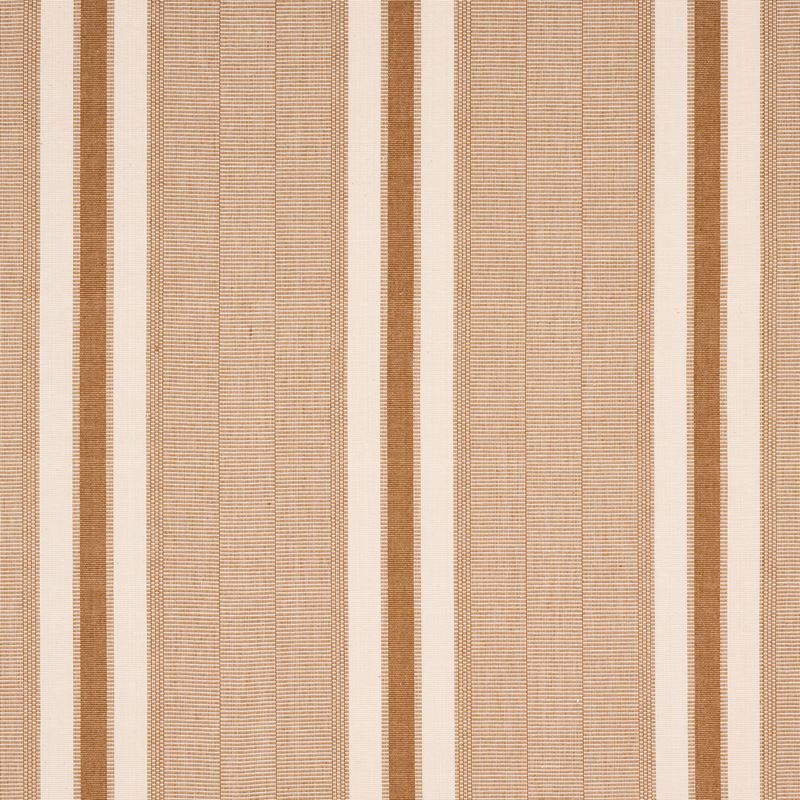 Schumacher Fabric 78835 Ipala Hand Woven Stripe Carmel