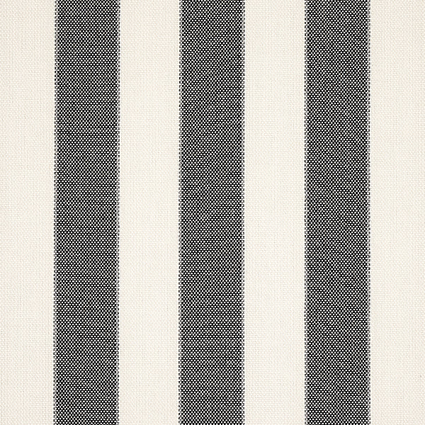 Schumacher Fabric 79054 Blumont Stripe Indoor/Outdoor Charcoal