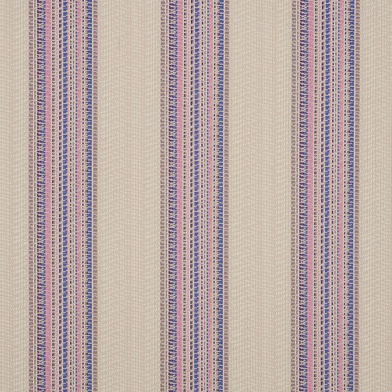 Schumacher Fabric 79154 Bendita Stripe Indoor/Outdoor Lilac