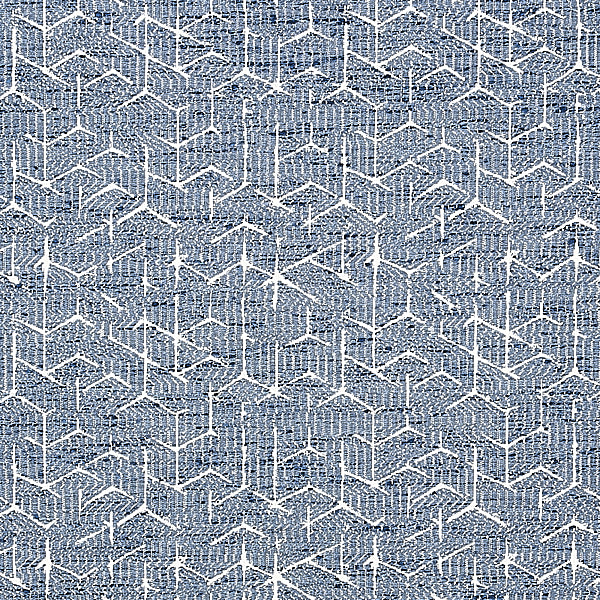 Schumacher Fabric 80120 Coleridge Jacquard Blue