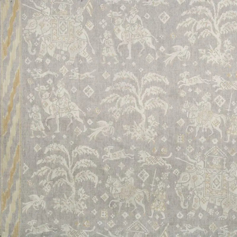 Brunschwig & Fils Fabric 8015175.116 Aralam Print Flint/Rye