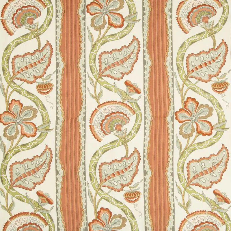 Brunschwig & Fils Fabric 8017113.124 Gautier Print Pumpkin