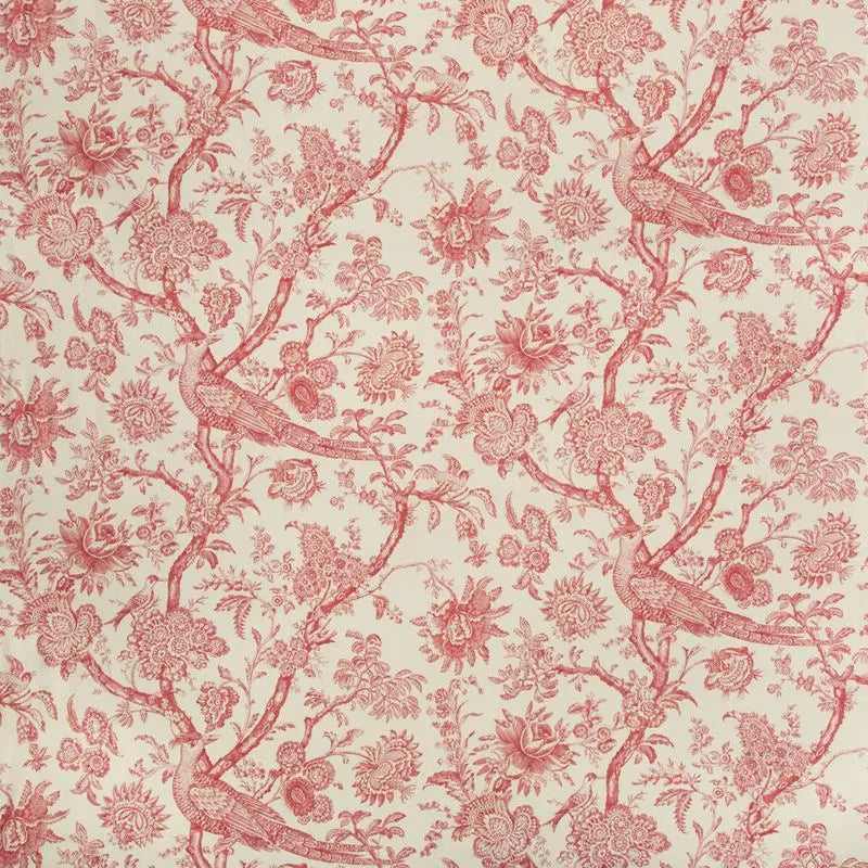 Brunschwig & Fils Fabric 8018122.19 Cevennes Print Red