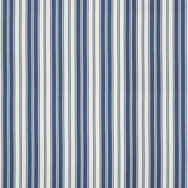 Brunschwig & Fils Fabric 8019106.5 Audemar Stripe Blue