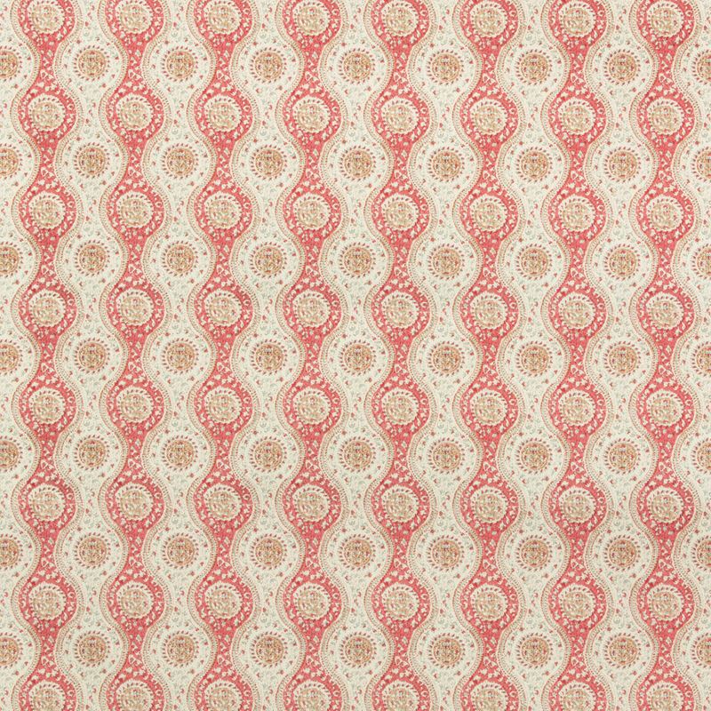 Brunschwig & Fils Fabric 8019129.196 Nadari Print Red/Beige
