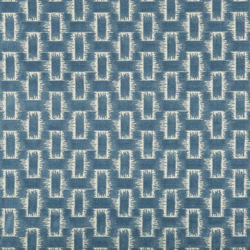 Brunschwig & Fils Fabric 8020116.15 Chambord Velvet Sky Blue