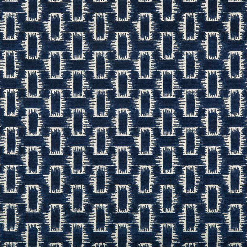 Brunschwig & Fils Fabric 8020116.50 Chambord Velvet Indigo