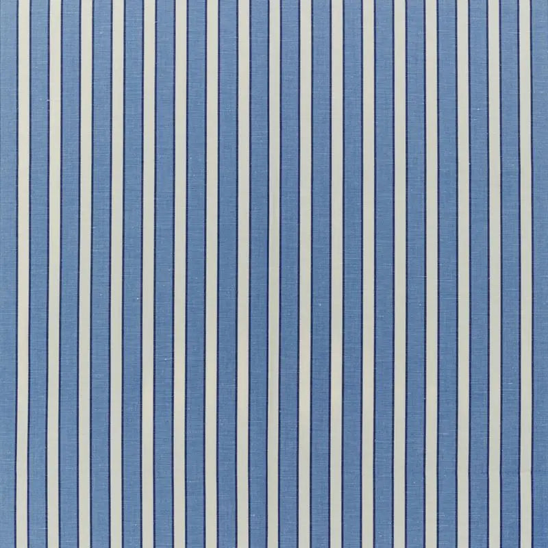 Brunschwig & Fils Fabric 8022117.155 Rouen Stripe Blue