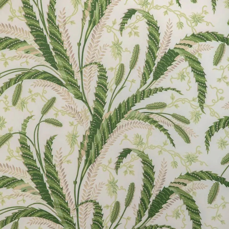 Brunschwig & Fils Fabric 8023101.3 Vernay Print Green