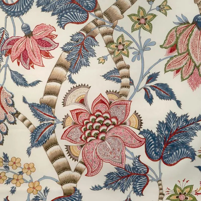 Brunschwig & Fils Fabric 8023105.195 Cadenet Print Red/Blue