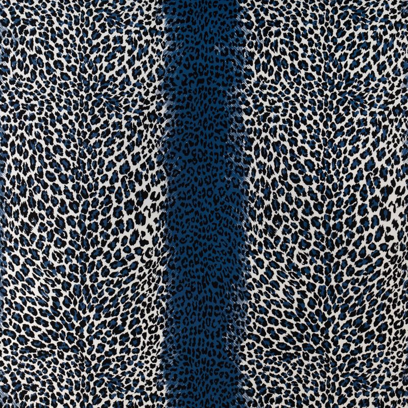 Brunschwig & Fils Fabric 8023125.51 Leopard Ii Blue
