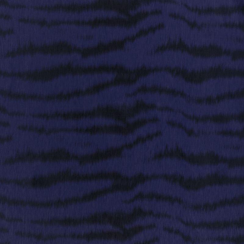 Brunschwig & Fils Fabric 8023137.5 Tigre Warp Print Lapis
