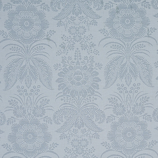 Schumacher Fabric 80420 Greta Damask Blue