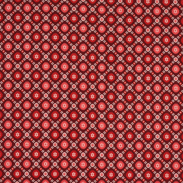 Schumacher Fabric 80771 Larissa Burgundy