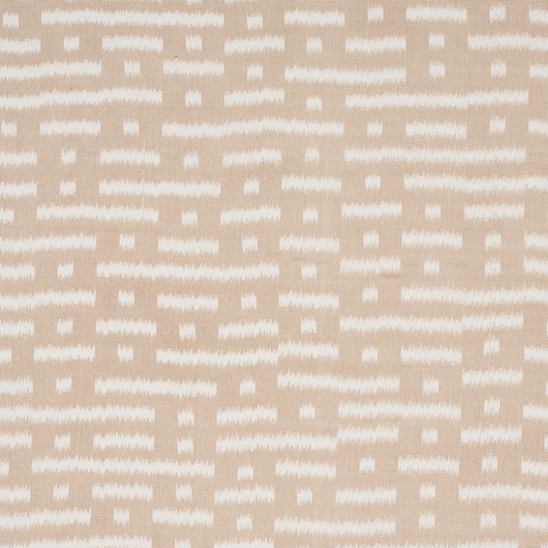 Schumacher Fabric 80830 Abstract Ikat Natural