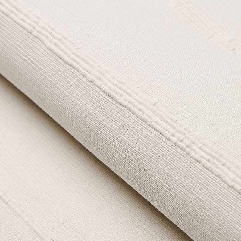 Schumacher Fabric 81392 Cambaya Handwoven Stripe White