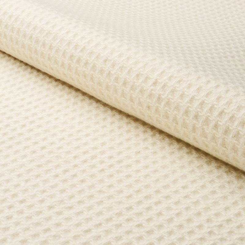 Schumacher Fabric 82641 Walden Wool Texture Ivory