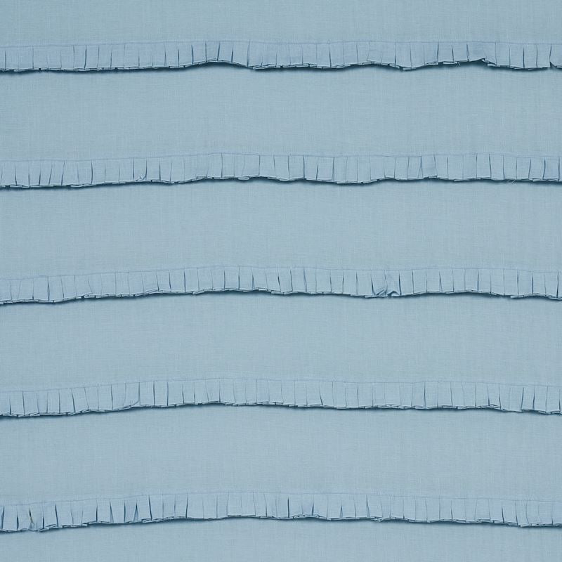 Schumacher Fabric 82652 Dorothy Pleated Linen Chambray
