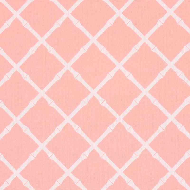 Schumacher Fabric 82761 Bamboo Trellis Indoor/Outdoor Pink