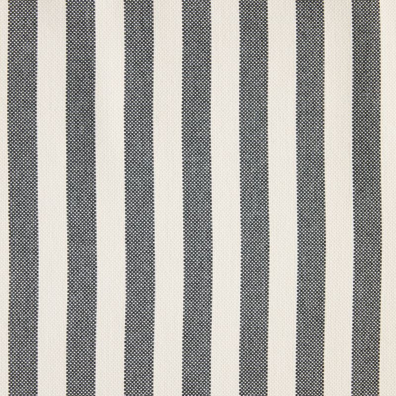 Schumacher Fabric 83840 Even Stripe Charcoal