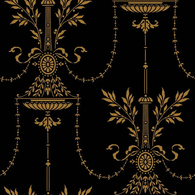 Cole & Son Wallpaper 88/7028.CS Dorset Noir