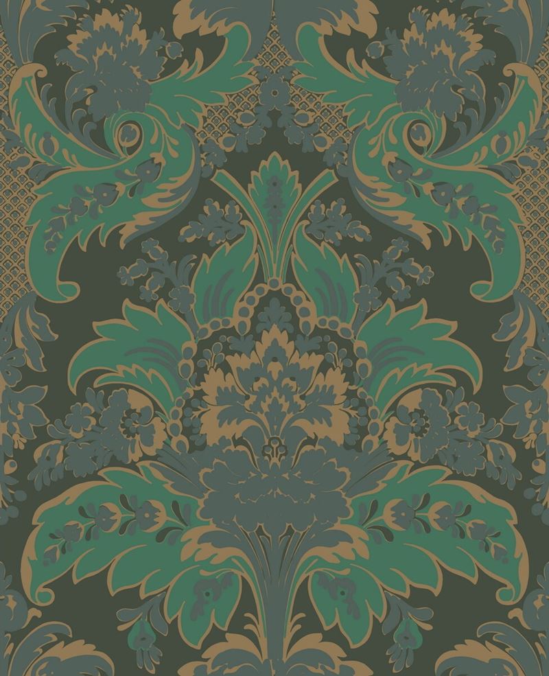 Cole & Son Wallpaper 94/5028.CS Aldwych Green and Gold